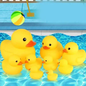 1PC Bathroom Rubber Large Yellow Duck Bathing Playing Water Kawaii Squeeze Float Ducks Baby Bath Toys Cute Duck Baby Gift