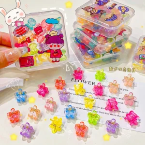 20PCS Cartoon Small Hair Clips Hairpins Baby Girls Rabbit Flower Crabs Clip Modeling Tools Hair Accessoires Headdress