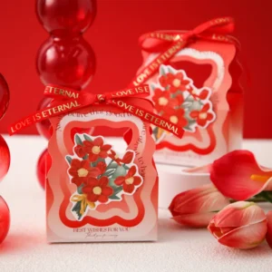 Gift Box Flower Boxes for Wedding Candy Paper Bags Bonbons Verpakking Baby Shower Party Favors Wedding Gifts for Guests