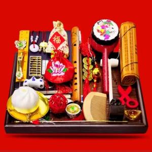Modern Zhua Zhou supplies set gift box, baby birthday first birthday gift,blanket,birthday balloon